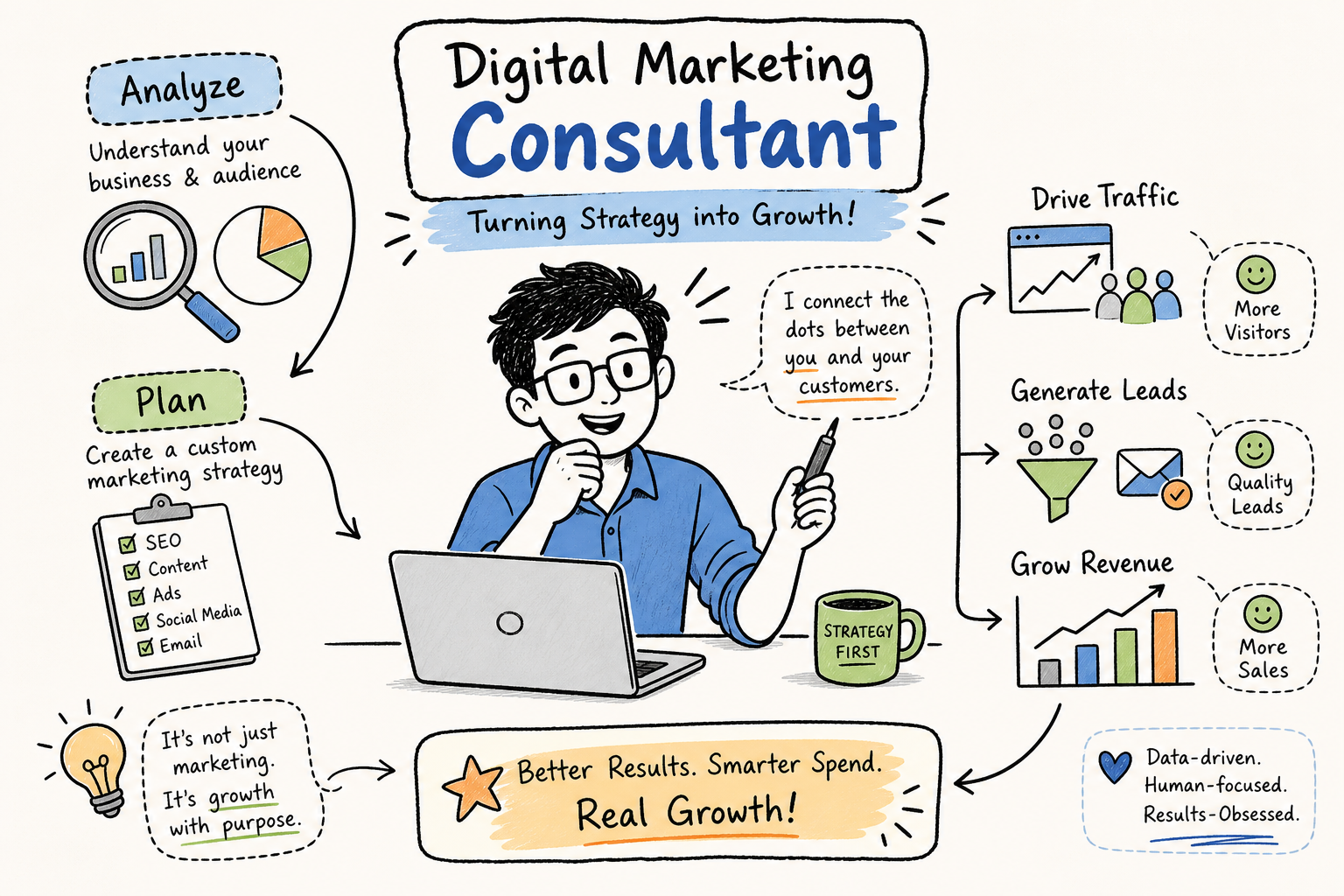 Digital marketing consultant turning strategy into growth